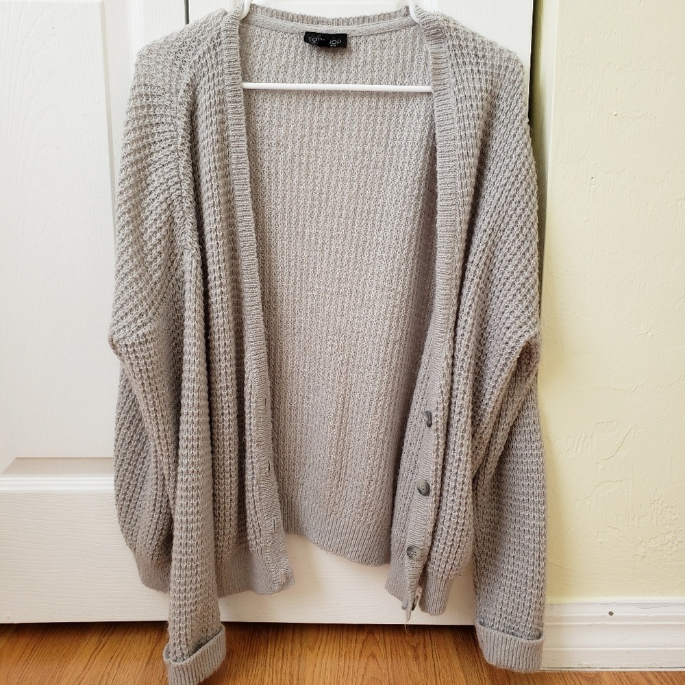 Topshop Gray Cardigan ♡